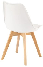 Scaun de masă Silla alb