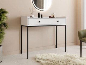 Masă de toaletă Tezarta 2SZ (Alb + Negru) . Promo -17%. 1106148