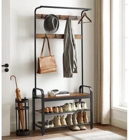 Cuier de podea NAVOR maro/negru