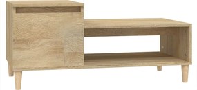 vidaXL Măsuță de cafea, stejar sonoma, 100x50x45 cm, lemn prelucrat