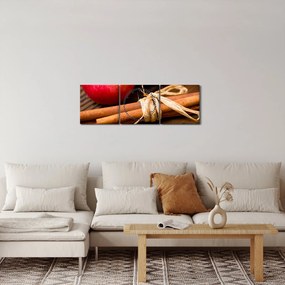 Tablou - Scorțișoară (cu ceas) (90x30 cm)