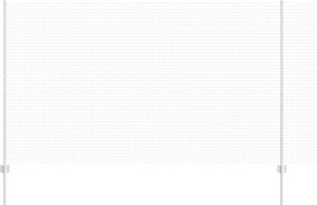 vidaXL Gard cu Stâlp Argintiu 1,4 x 25 m Oțel