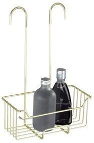 WENKO 25937100 - Coș de duș MILO 25x36 cm, inox/auriu/transparent