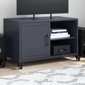 846670 vidaXL Dulap TV, antracit, 68x39x43,5 cm, oțel