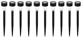 SET 10x lampă LED solară LED/0,06W/1,2V 6000K IP44 40 mAh