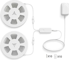 Philips - Bandă LED RGBIC reglabilă SMART STRIP 2x5m LED/21W/230V 2700/6500K Wi-Fi