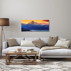 Tablou - Lacul Pukaki (120x50 cm)