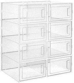 Raft modular BOXIFY cu compartimente, alb