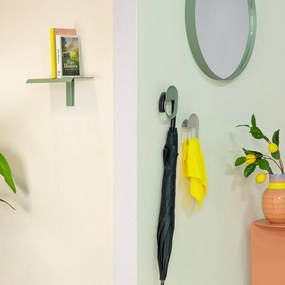 Raft verde prăfuit din metal 28 cm Hola – Spinder Design