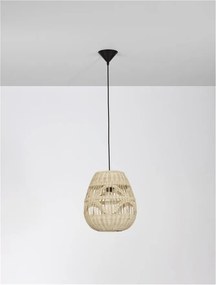 Lustra / Pendul modern design natural ratan MARLO D-30cm