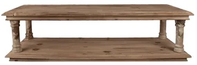 Raft de perete, natur, din lemn, Merivale