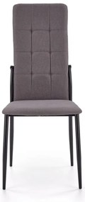 Scaun de bucaterie Muriel, gri/negru