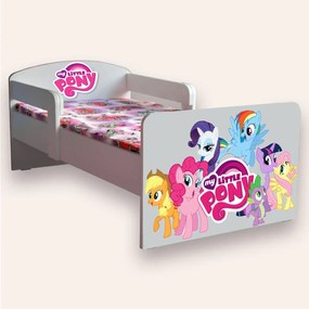 Pat copii Little Pony cu manere Mic 2-8 ani Cu manere Cu saltea