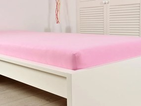 Cearsaf jersey ALVORA 90x200 cm roz