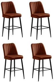 Set de scaune de bar Vento Tile Red, 4 buc., 4 buc