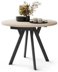 Masă de dining ARTUR bej/negru