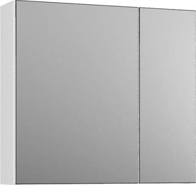 Dulap cu oglinda Krofam e-ARCO suspendat finisaj alb lucios 2 usi 60 cm