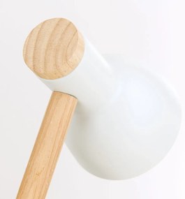 Veioza/Lampa de birou reglabila ANIKA lemn/alb