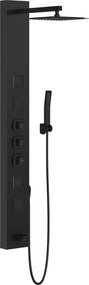 Mexen Orco panou de duș, negru - 7607-03-70