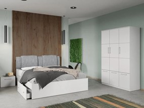 Set mobila dormitor 4 piese Alb Adapto C02