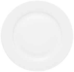 Serviciu de masa, 18 piese, 6 persoane, alb, Sonia