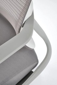 Scaun de birou Vesuvio 2 gri/alb H121 cm