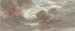 Tablou - John Constable, Cloud Study Stormy Sunset, reproducere (120x50 cm)