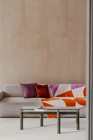 Măsuță de cafea verde cu blat din sticlă 55x105 cm Kob – noo.ma