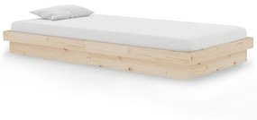 819897 vidaXL Cadru de pat, 100x200 cm, lemn masiv de stejar