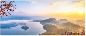 Tablou - Lacul Bled (120x50 cm)