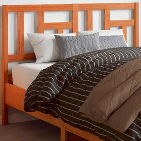 844366 vidaXL Tăblie de pat, maro ceruit, 160 cm, lemn masiv de pin