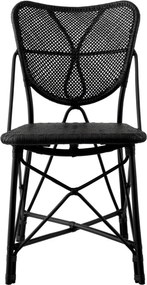 Scaun din ratan design LUX, Colony negru