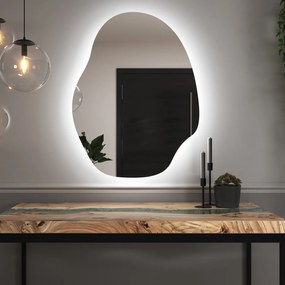 Oglindă LED organică cu iluminare A37