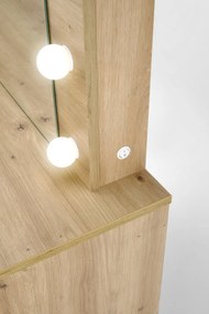 Masuta de toaleta Hollywood stejar artizan H140 cm