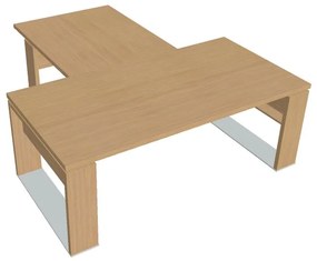 Masă Verno+ 200 x 220 cm, cu extensie, stejar deschis