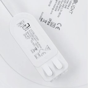 Solight WD244-S - Panou LED 2 în 1 24W/230V 3000/4000/6000K Ø 30 cm IP54 argintiu