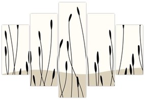 Tablou - Pajiște grafică N⁰3 (150x105 cm)