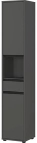 Dulap de baie gri antracit înalt/îngust 33x181 cm Lemont – Germania