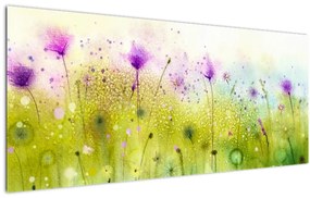 Tablou - Flori de luncă (120x50 cm)