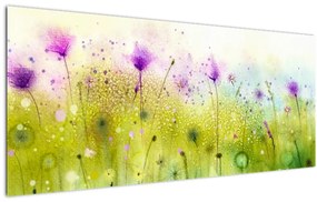 Tablou - Flori de luncă (120x50 cm), în 40 de alte dimensiuni noi