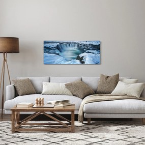 Tablou - Cascadele zeilor, Islanda (120x50 cm)