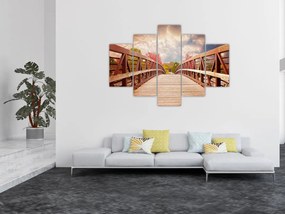 Tablou - pod din lemn (150x105 cm)