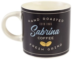 Cană gri antracit-crem din ceramică 350 ml Sabrina – Rex London