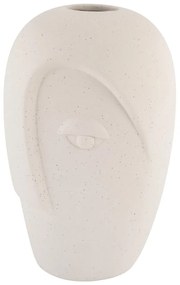 Vază crem din ceramică (înălțime 19,5 cm) Face – House Nordic