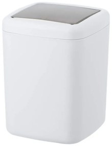 Coș cosmetic oscilant, 2 L, mărimea S, alb, Wenko