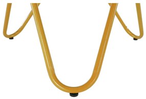 Măsuţă auxiliară, gri/vopsea aurie, RONDEL