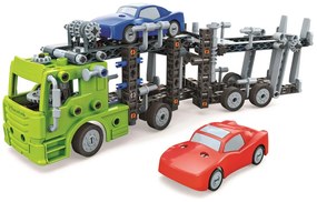 Vehicul Mechanics Transportator Auto 10 în 1 Set de Construcție Clementoni