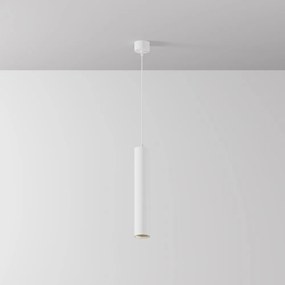 Pendul LED iluminat design tehnic FOCUS D-5,2cm alb
