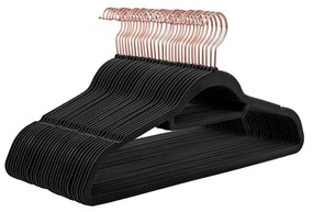 Set umerase de catifea Songmics Negru 42.7x22x0.6 cm