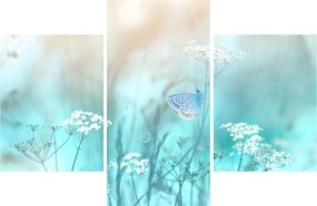 Tablou - Fluture în albastru (90x60 cm)